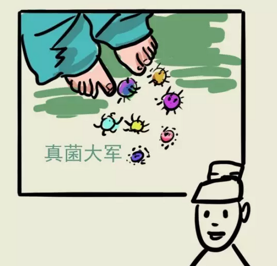 脚气怎么治？反反复复发作怎么办？足之友抗菌液就可以[漓峰消毒]